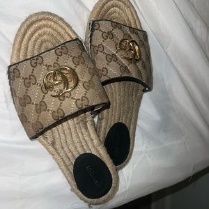Authentic Gucci espadrilles sandals